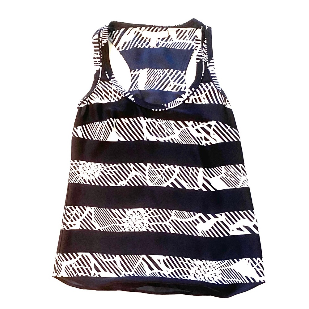 ☀️ Blue & White Banana Republic Racerback Tank ☀️